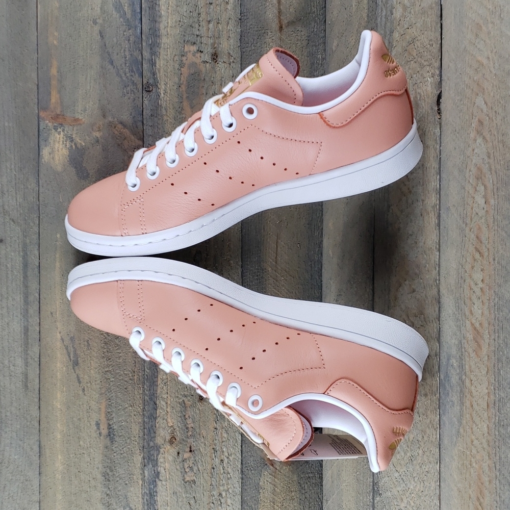 adidas Stan Smith Originals Women's Sneakers Amber Blush Floral - Picture 8 of 10